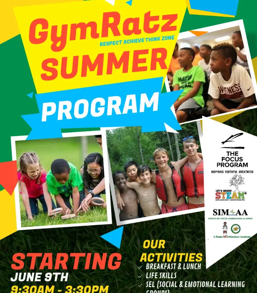 GymRatz Summer Program Flyer