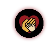 Hand in Hand Heart Icon