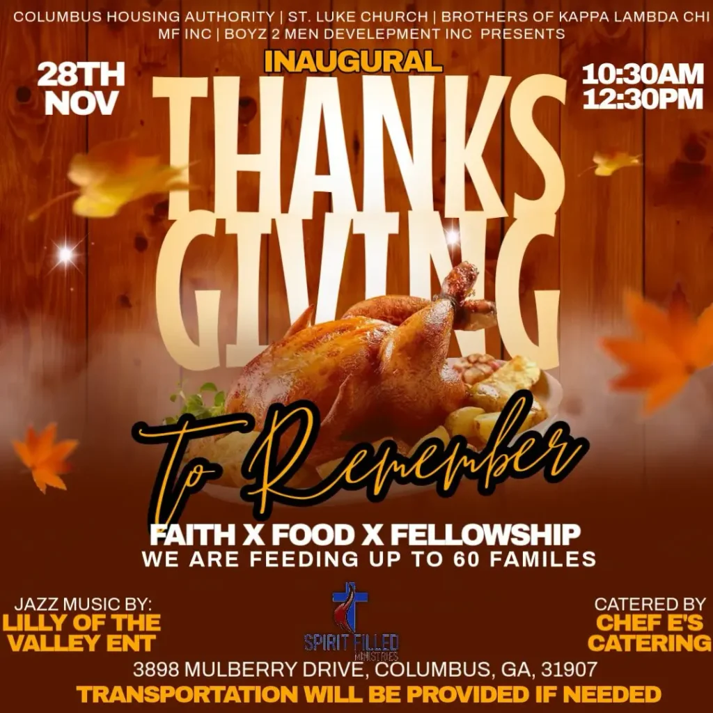 Thanksgiving to Remember Event Poster